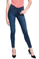 DAMSKIE SPODNIE JEANSOWE LEE SCARLETT FOSTER DARK L526MHBM 112111755. Spodnie materiałowe damskie Lee, bez wzorów, z jeansu. Za 199.99 zł.