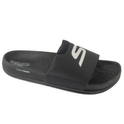 Klapki na basen męskie, Arch Fit Hyper Slide. Czarne klapki i japonki męskie Skechers. Za 279.99 zł.