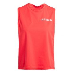 Damski tank top adidas Terrex Multi Climacool. Czerwone topy damskie Adidas, bez wzorów, bez kołnierzyka. Za 163.65 zł.
