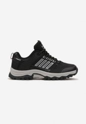 Czarno-Szare Sznurowane Buty Sportowe przed Kostkę Librena. Czarne buty sportowe na co dzień męskie Born2be, bez zapięcia. Za 129.99 zł.