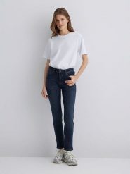 MAVI Dżinsy - Slim fit - w kolorze granatowym rozmiar: W31/L30. Niebieskie jeansy damskie MAVI, z podwyższonym stanem. Za 179.95 zł.