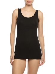 COTONELLA Top w kolorze czarnym rozmiar: M. Czarne topy damskie Cotonella, m, bez wzorów, bez kołnierzyka. Za 26.13 zł.