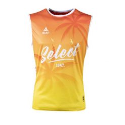 Tank top do siatkówki plażowej Select. Brązowe topy sportowe damskie Select, m, bez wzorów, z materiału, bez ramiączek. Za 96.50 zł.
