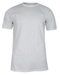 T-shirt Biały, 100% BAWEŁNA, U-neck, bez Nadruku, Męski, Krótki Rękaw -PAKO JEANS. Białe t-shirty męskie Pako Jeans, m, bez wzorów, z bawełny, bez kołnierzyka. Za 64.00 zł.