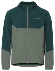Kurtka softshellowa M Moab Jacket IV. Zielone kurtki męskie Vaude, m, bez wzorów, z materiału, rowerowe. Za 543.45 zł.