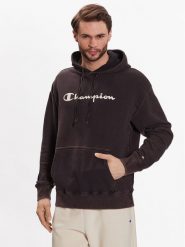 Champion Bluza 218600 Czarny Regular Fit. Czarne bluzy bez kaptura męskie CHAMPION, m, z bawełny. Za 179.99 zł.