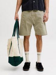 Jack & Jones Bermudy dżinsowe "Tony" w kolorze zielonym rozmiar: XXL. Zielone szorty męskie Jack & Jones, z aplikacjami, z bawełny, klasyczne. Za 94.38 zł.