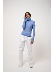 AUTHENTIC CASHMERE Kaszmirowy golf "Bise" w kolorze błękitnym rozmiar: M. Niebieskie golfy damskie AUTHENTIC CASHMERE, m, bez wzorów, z kaszmiru, bez ramiączek. Za 428.95 zł.