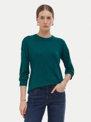 Liu Jo Sweter WF6418 MA16R Zielony ciemny Regular Fit. Zielone swetry klasyczne damskie Liu Jo, xl, z wełny, bez kołnierzyka. Za 469.99 zł.