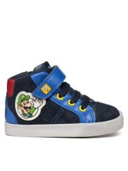Geox Sneakersy B Kilwi Boy B46A7B 022BC C4226 S Granatowy. Niebieskie buty sportowe chłopięce Geox, ze skóry, bez zapięcia. Za 179.99 zł.