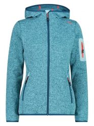 CMP Kurtka polarowa w kolorze turkusowym rozmiar: 36. Niebieskie kurtki damskie CMP, s, bez wzorów, z dzianiny, bez kaptura. Za 139.54 zł.