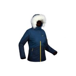 Kurtka narciarska 180 damska. Fioletowe kurtki damskie WED'ZE, xl, bez wzorów, z materiału, bez kaptura. Za 179.99 zł.