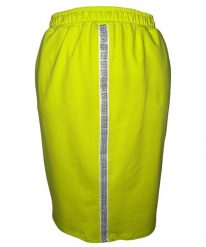 Limonkowa dresowa spódnica Bea na gumce OSTATNIE SZTUKI PLUS SIZE XXL. Spódniczki damskie Moda Size Plus Iwanek, l, z aplikacjami, z bawełny, eleganckie, plus size, midi. W wyprzedaży za 49.90 zł.