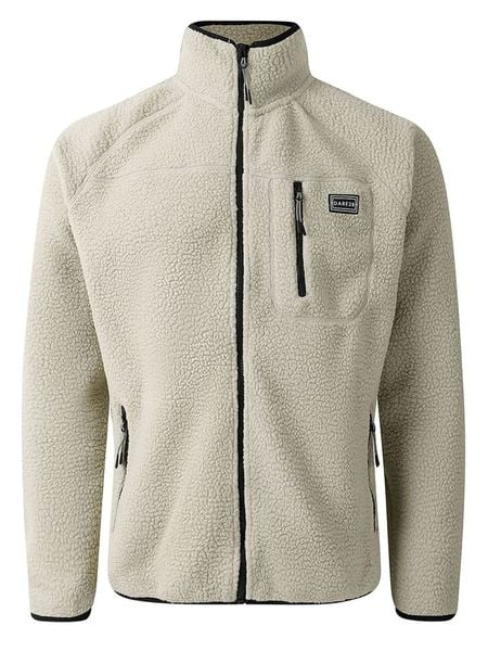 Dare 2b Kurtka polarowa "Camber" w kolorze beżowym rozmiar: XL. Brązowe kurtki męskie Dare 2b, xl, bez wzorów, z polaru, bez kaptura. Za 139.54 zł.