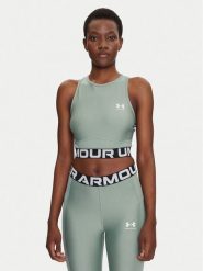 Under Armour Koszulka techniczna HeatGear 1388694 Zielony Slim Fit. Zielone bluzki sportowe damskie Under Armour, xl, bez wzorów, z syntetyku, bez ramiączek. Za 89.99 zł.