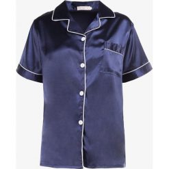 Granatowy 2-Częściowy Komplet Piżamowy Ismaea. Niebieskie piżamy damskie Born2be, na lato, l, z aplikacjami, z satyny, bez ramiączek. Za 39.99 zł.