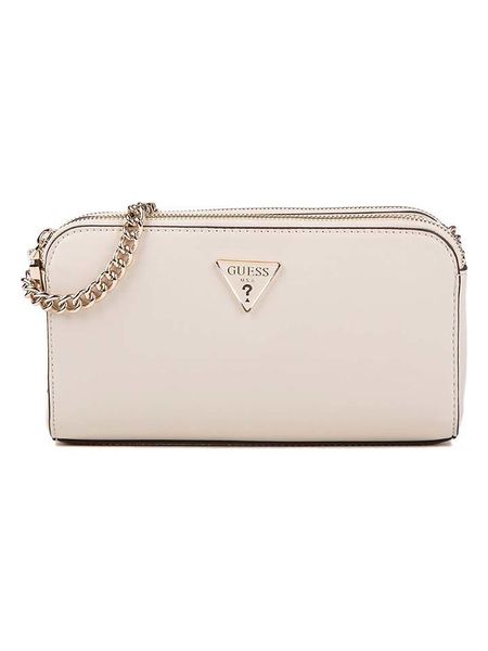 Guess Torebka w kolorze kremowym - 23 x 13 x 5 cm rozmiar: onesize. Brązowe torebki klasyczne damskie Guess, z aplikacjami, z materiału, bez dodatków. Za 355.78 zł.
