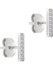 Liebeskind Kolczyki-wkrętki z cyrkoniami rozmiar: onesize. Szare kolczyki damskie Liebeskind, z cyrkonią, ze stali. Za 191.42 zł.