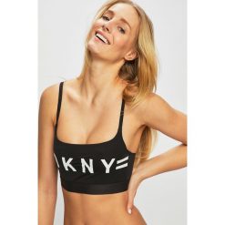 Dkny - Biustonosz. Czarne biustonosze DKNY, bez wzorów, z bawełny. Za 189.90 zł.