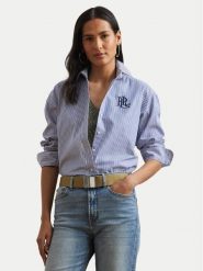 LAUREN RALPH LAUREN Koszula 200932539001 Niebieski Relaxed Fit. Niebieskie koszule damskie Lauren Ralph Lauren, l, bez wzorów, z bawełny, bez kołnierzyka, bez ramiączek. Za 849.99 zł.