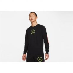 Koszulka sportowa męska Nike Air Jordan Sport. Czarne t-shirty sportowe męskie Nike, m, z bawełny, bez ramiączek. Za 261.00 zł.