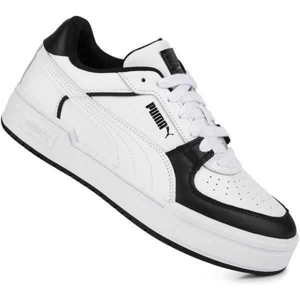 Męskie buty sportowe sneakersy skórzane na codzień PUMA CA PRO RETRO. Białe buty sportowe na co dzień męskie Puma, bez zapięcia. Za 229.00 zł.