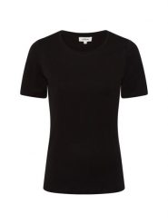 S.Oliver Koszulka Kobiety Bawełna czarny, 36. Czarne t-shirty damskie S.Oliver, s, bez wzorów, z bawełny, bez kołnierzyka. Za 79.95 zł.