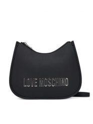 LOVE MOSCHINO Torebka JC4021PP1NKD000B Czarny. Czarne listonoszki damskie Love Moschino, bez wzorów, ze skóry, bez dodatków. Za 709.99 zł.