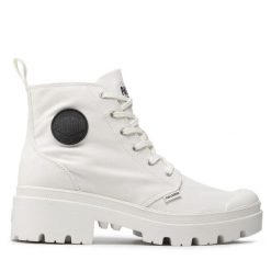 Trapery Palladium. Białe trapery damskie Palladium, bez obcasa. Za 529.99 zł.