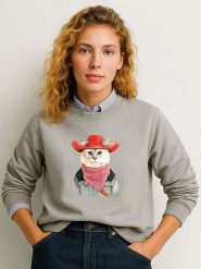 WOOOP Bluza w kolorze szarym rozmiar: L. Szare bluzy bez kaptura damskie Wooop, l, z bawełny. Za 100.99 zł.