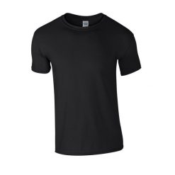 Koszulka Softstyle Dla Dorosłych Unisex. Czarne bluzki damskie Gildan, xl, bez wzorów, sportowe, bez kołnierzyka, bez ramiączek. Za 33.99 zł.