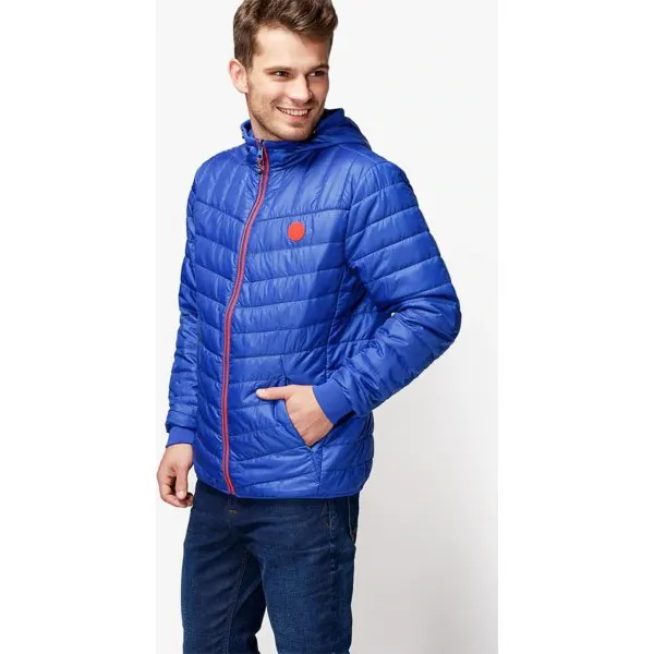 Timberland Kurtka Skye Peak Thermofibre Hooded Jacket Cls , niebieski, rozmiar M. Niebieskie kurtki męskie Timberland, m, bez wzorów, z materiału, bez kaptura. W wyprzedaży za 471.99 zł.