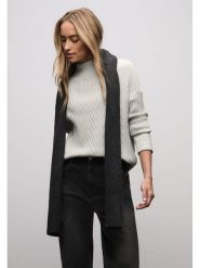 Street One Sweter w kolorze białym rozmiar: 38. Białe golfy damskie Street One, bez wzorów, bez ramiączek. Za 147.91 zł.