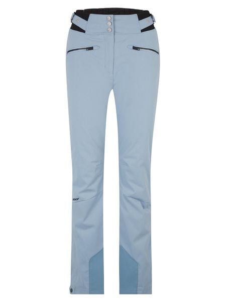 Spodnie narciarskie damskie ZIENER Tilla. Niebieskie spodnie materiałowe damskie Ziener, bez wzorów, z materiału, sportowe. Za 689.99 zł.