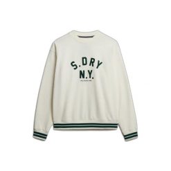 Bluza damska Superdry Country Club Applique. Białe bluzy bez kaptura damskie Superdry. Za 326.95 zł.