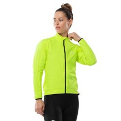 Kurtka przeciwdeszczowa rowerowa damska J2 Turini Neon. Żółte kurtki damskie SIROKO, s, bez kaptura. Za 419.00 zł.