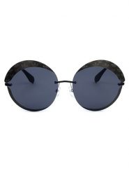 Adidas Damskie okulary przeciwsłoneczne w kolorze czarno-granatowym rozmiar: 67. Czarne okulary przeciwsłoneczne damskie Adidas. Za 165.99 zł.