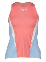 Mizuno Top funkcyjny w kolorze błękitno-różowo-białym rozmiar: XS. Niebieskie topy damskie Mizuno, xs, bez wzorów, z materiału, bez kołnierzyka. Za 66.00 zł.