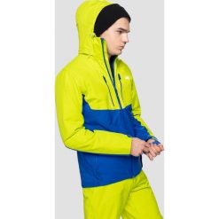 Kurtka narciarska męska KUMN258 - soczysta zieleń. Zielone kurtki męskie 4f, na zimę, m, bez wzorów, z kapturem. W wyprzedaży za 299.99 zł.
