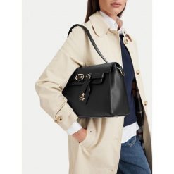 Torebka Beverly Hills Polo Club. Czarne torebki klasyczne damskie Beverly Hills Polo Club, bez wzorów, bez dodatków. Za 229.99 zł.