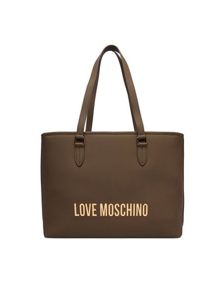LOVE MOSCHINO Torebka JC4190PP1OKD0203 Brązowy. Brązowe torebki klasyczne damskie Love Moschino, bez wzorów, ze skóry, bez dodatków. Za 949.99 zł.