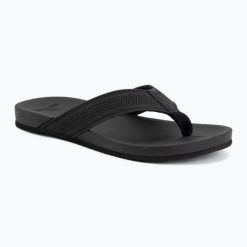 Japonki męskie Rip Curl Chiba Bloom Open Toe. Czarne klapki i japonki męskie Rip Curl, z materiału. Za 180.65 zł.