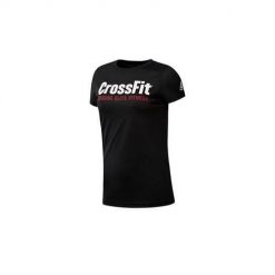 Koszulka sportowa damska Reebok Fef Speedwick. Czarne bluzki sportowe damskie Reebok, bez kołnierzyka, bez ramiączek. Za 203.00 zł.