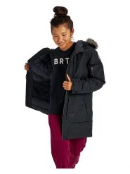 Burton Kurtka puchowa "Saxton" w kolorze czarnym rozmiar: XL. Czarne kurtki damskie Burton, xl, bez wzorów, z materiału, bez kaptura. Za 508.70 zł.
