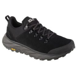 Buty Jack Wolfskin Terraventure Urban Low 4055381-6000 czarne. Czarne buty trekkingowe męskie z gumy, bez zapięcia. Za 656.31 zł.
