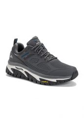 Buty sportowe Sneakersy męskie, Skechers Arch Fit Road Walker. Szare buty sportowe na co dzień męskie Skechers, z materiału, bez zapięcia, trekkingowe. Za 549.99 zł.