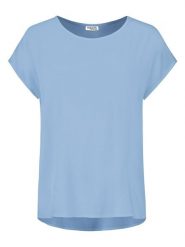 Sublevel Bluzka w kolorze błękitnym rozmiar: S. Niebieskie bluzki damskie Sublevel, s, bez wzorów, z wiskozy, bez kołnierzyka, bez ramiączek. Za 43.99 zł.