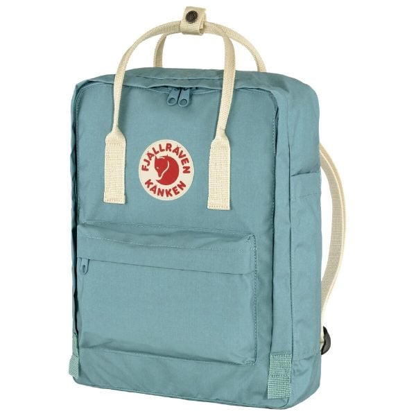 Plecak turystyczny Fjällräven Kanken. Niebieskie plecaki damskie Fjällräven, bez wzorów, z bawełny, eleganckie. Za 399.00 zł.