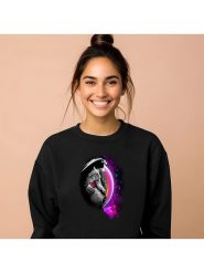 WOOOP Bluza "Infinity" w kolorze czarnym rozmiar: M. Czarne bluzy bez kaptura damskie Wooop, m, z bawełny. Za 100.99 zł.