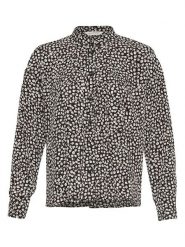 MOSS COPENHAGEN Bluzka w kolorze czarno-białym rozmiar: S. Czarne bluzki damskie MOSS COPENHAGEN, s, bez wzorów, bez kołnierzyka, bez ramiączek. Za 109.26 zł.